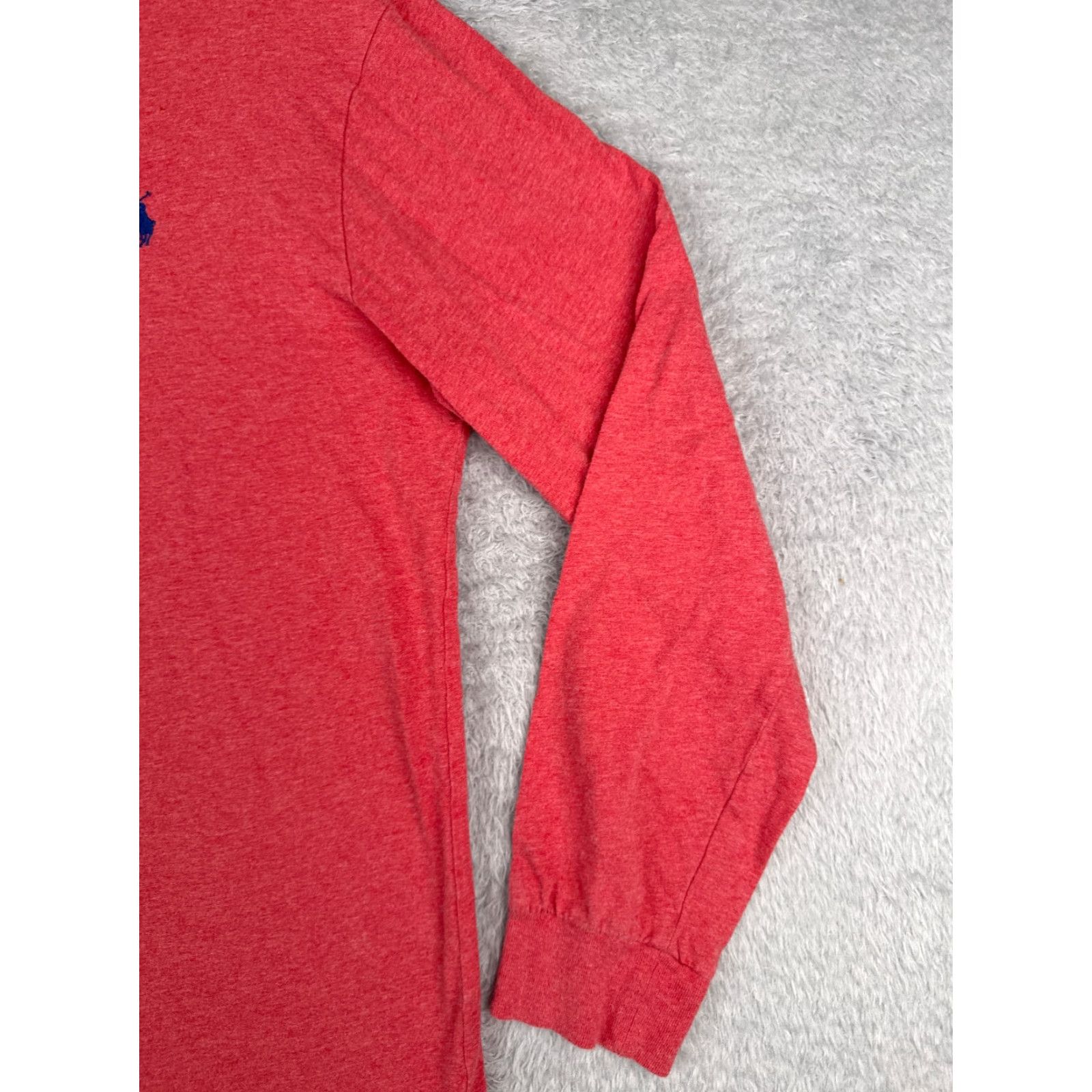 Ralph Lauren RALPH LAUREN Polo Shirt Adult Large Pink Long Sleeve Crew Neck 100% Cotton Slim Embroidered Logo Mens Size US L / EU 52-54 / 3 - 2 Thumbnail