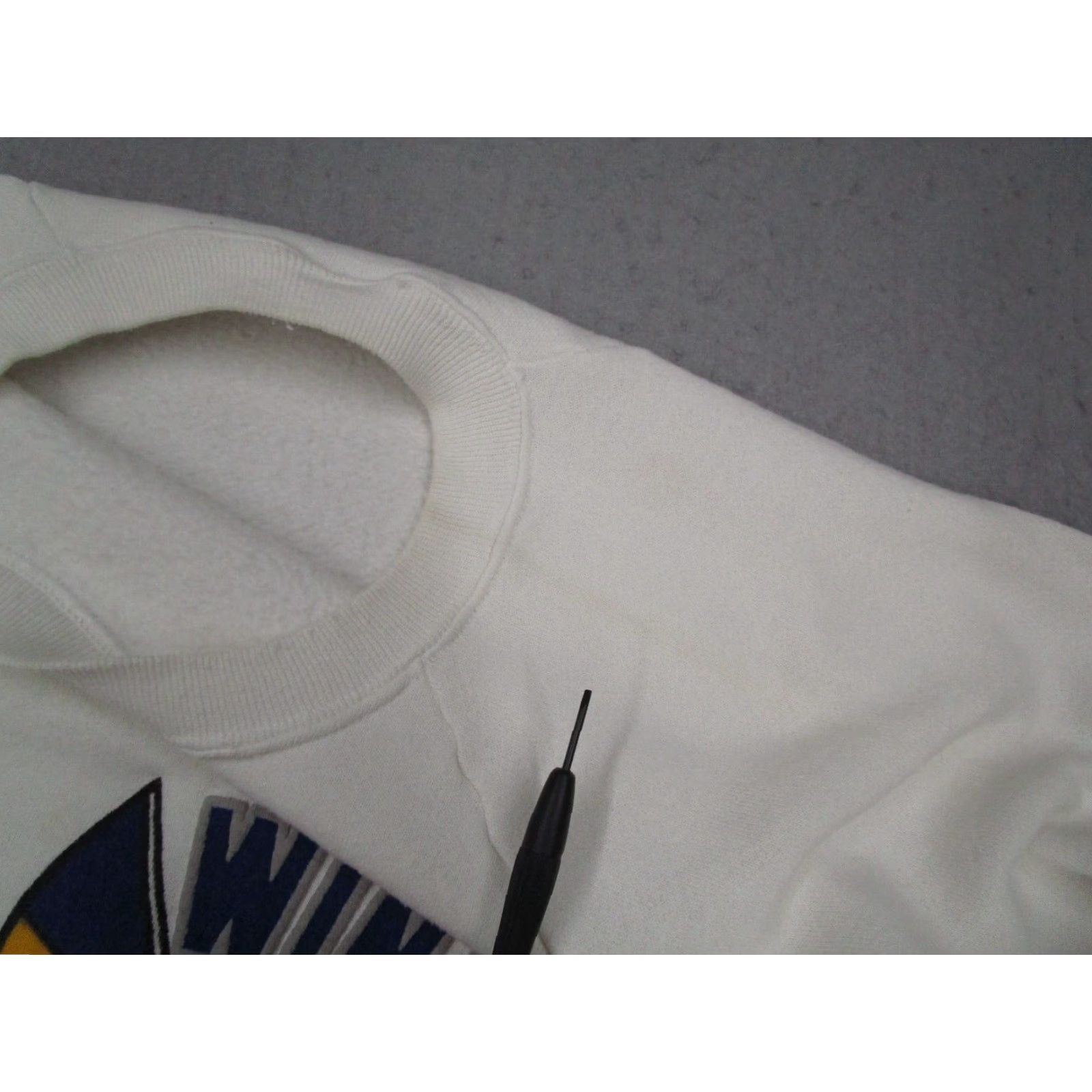 Fruit Of The Loom VINTAGE Vanguard Windsurfing Mens White Pullover FRUIT OF THE LOOM Sweatshirt L Size US L / EU 52-54 / 3 - 4 Thumbnail