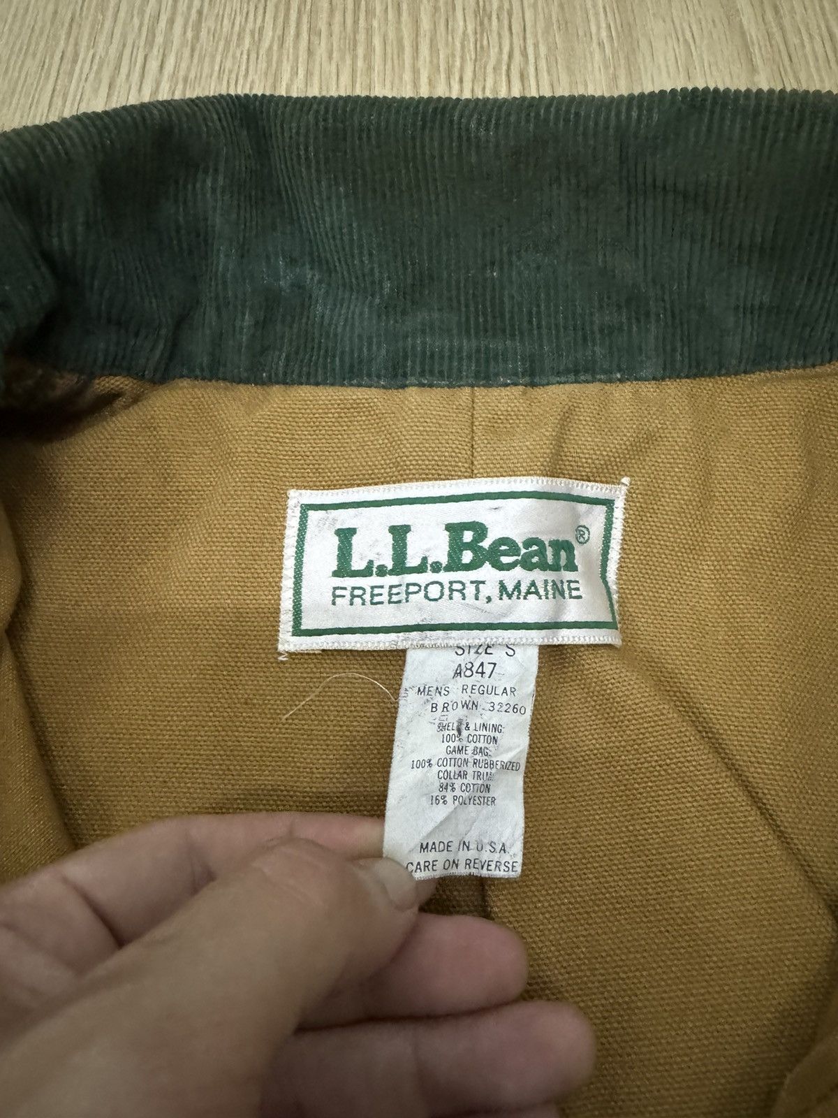 L.L. Bean Vintage 90’s L.L. Bean A847 duck canvas jacket Size US S / EU 44-46 / 1 - 6 Thumbnail
