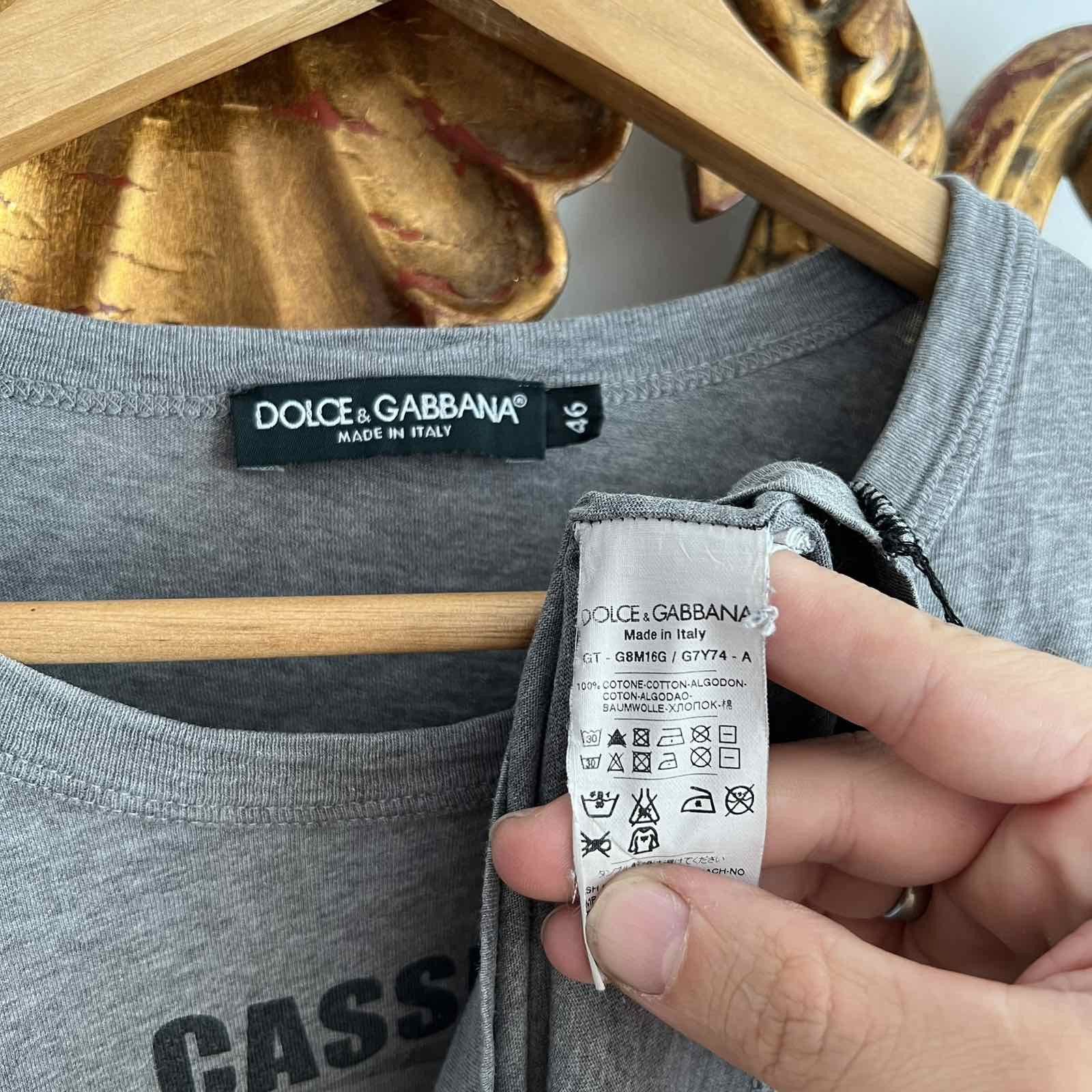 Dolce & Gabbana × Vintage Vintage Dolce & Gabbana Muhammad Ali T-Shirt D&G Big Logo Size US M / EU 48-50 / 2 - 5 Thumbnail