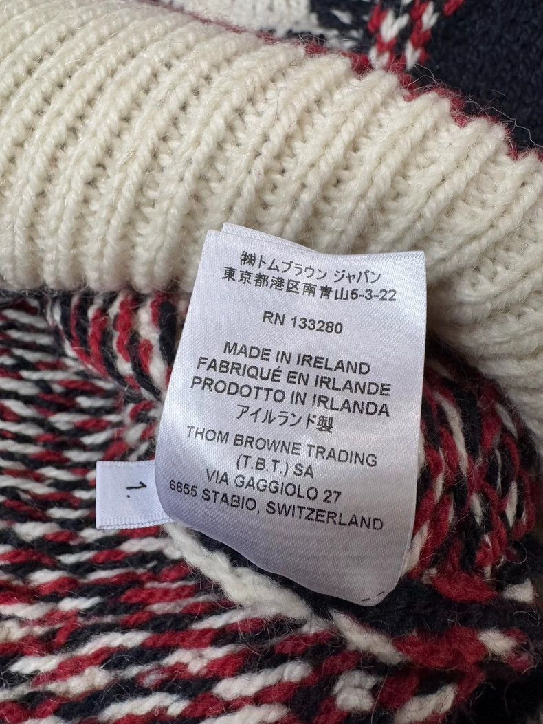 Thom Browne Thom browne British-style pullover round-neck sweater 2503- Size US S / EU 44-46 / 1 - 5 Thumbnail