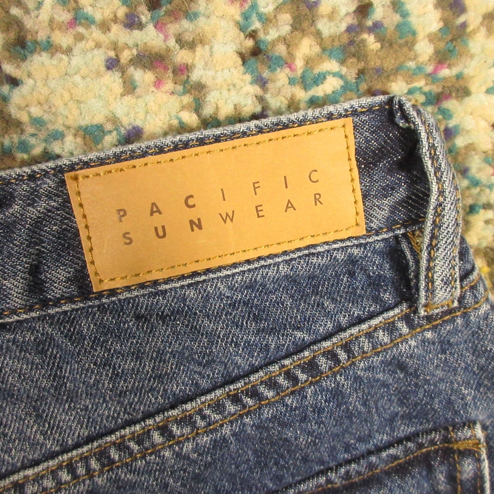 Pacsun Pacsun High Rise Shorts Women's 26 Blue 5-Pocket Cut-Off Raw Hem NWT PacSun Size 26" / US 2 / IT 38 - 5 Thumbnail