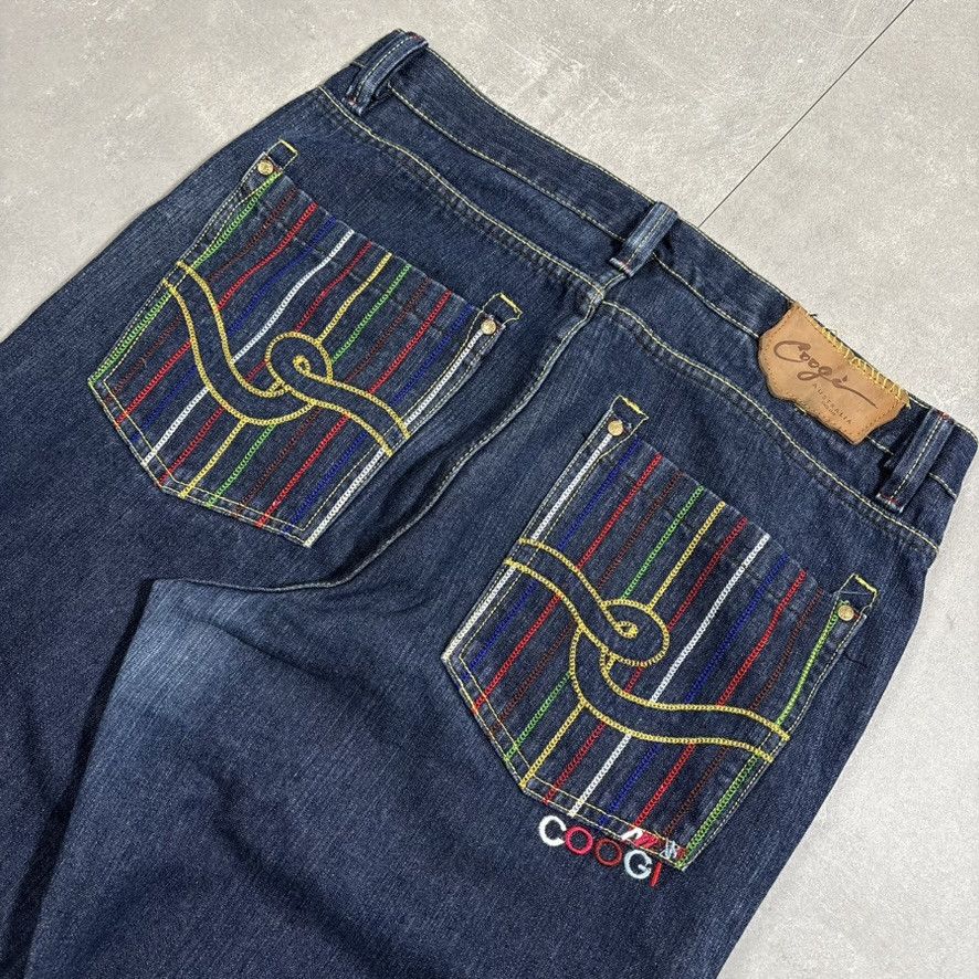 Coogi 90s COOGI heavyweight Baggz wide leg Jeans Biggie Size US 37 - 2 Thumbnail