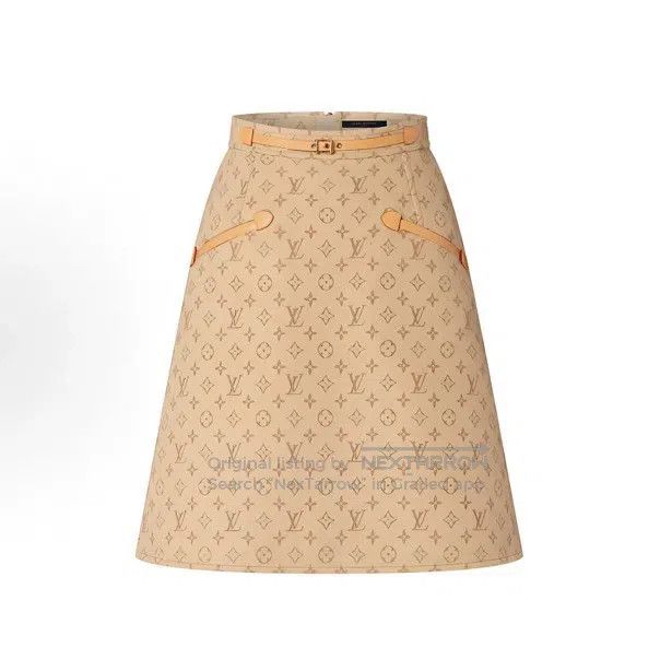 Louis Vuitton Louis Vuitton Full-print woolen skirt Size 37" - 6 Thumbnail