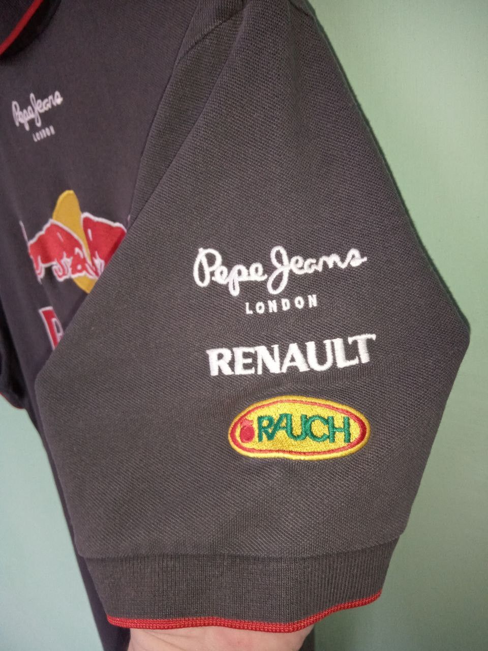 Pepe Jeans Vintage Pepe Jeans Red Bull Racing Infiniti Y2K Faded Polo Size US L / EU 52-54 / 3 - 10 Thumbnail