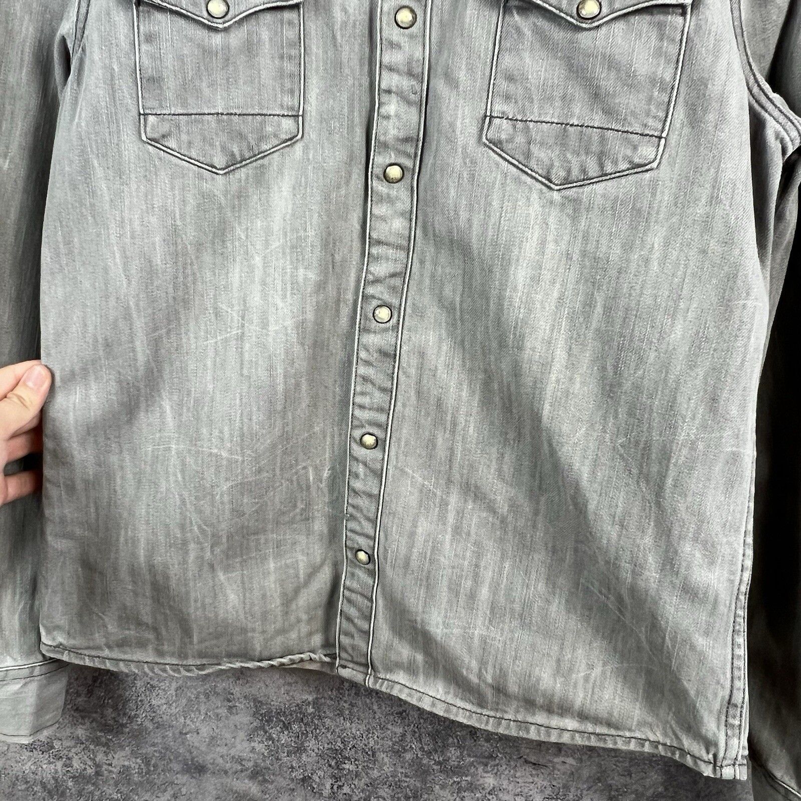 Allsaints Allsaints Shirt Men's Size L Long Sleeve Size US L / EU 52-54 / 3 - 5 Thumbnail