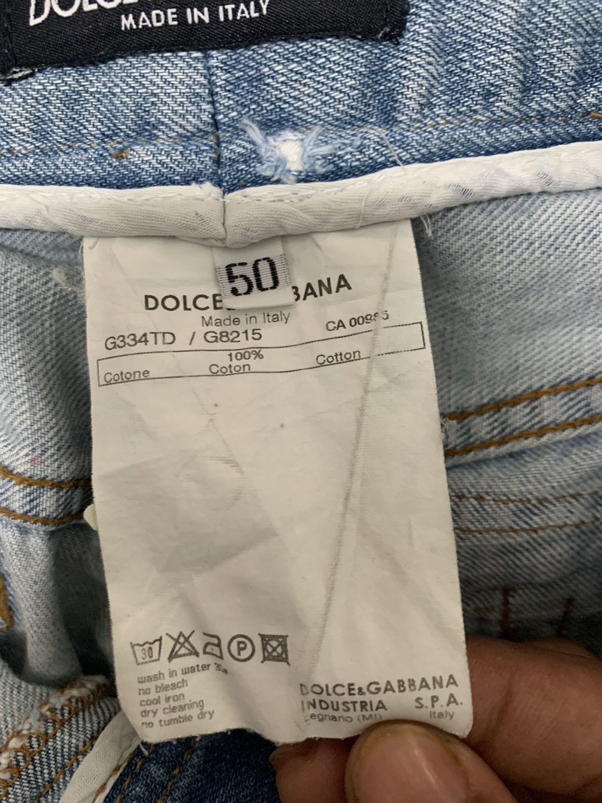 Dolce & Gabbana DOLCE & GABBANA Distressed denim Size US 34 / EU 50 - 10 Thumbnail