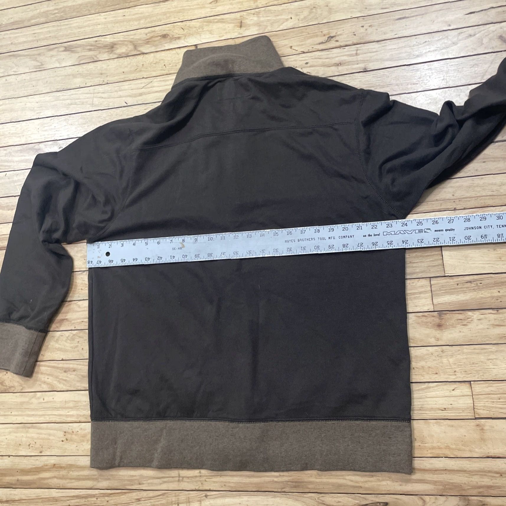 Old Navy VINTAGE Old Navy Full Zip Jacket Mens XL Brown Western Knit Coat Midweight XL Size US XL / EU 56 / 4 - 5 Thumbnail