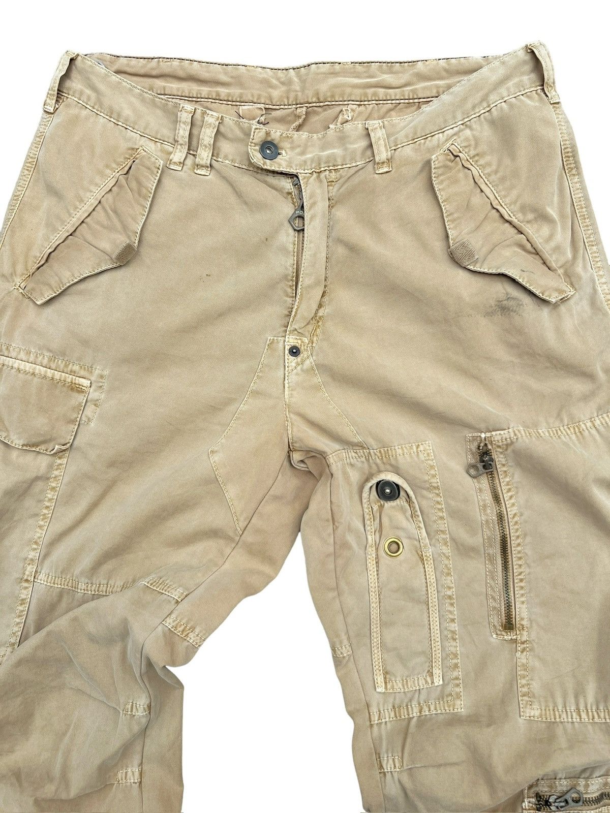 Avirex Ralph Lauren Multipocket Tactikal Bondage Baggy Pants 35x31 Size US 35 - 7 Thumbnail