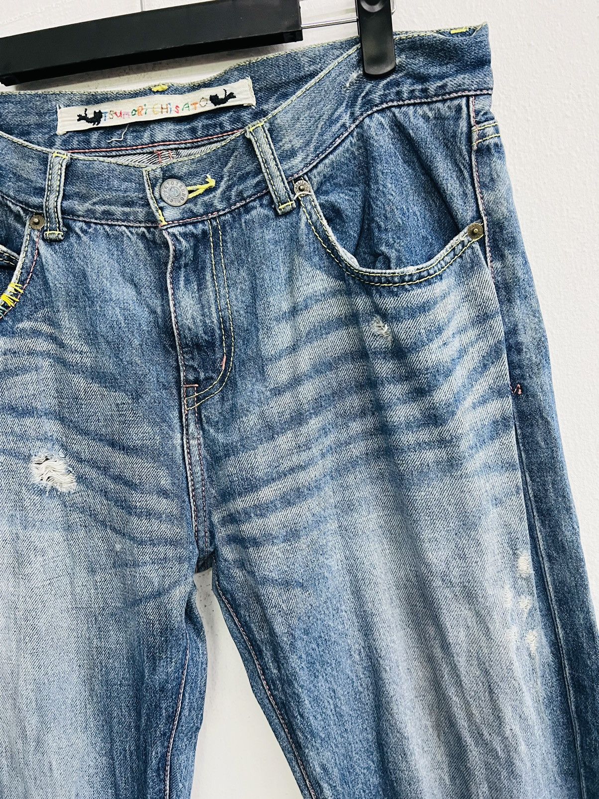 Issey Miyake × Tsumori Chisato Archive Tsumori Chisato Distressed Design Denim Size US 32 / EU 48 - 5 Thumbnail