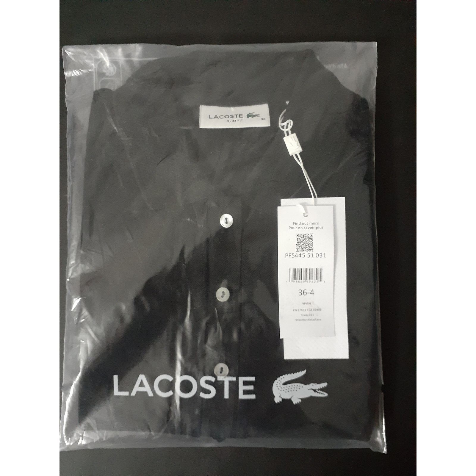 Lacoste Lacoste Women's Sleeveless Slim Fit Stretch Polo Black 4 Size S / US 4 / IT 40 - 2 Thumbnail