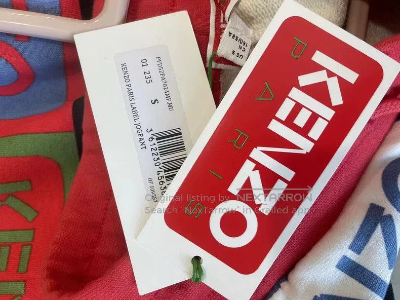 Kenzo Kenzo size S Logo print Sports Pants Size US 26 / EU 42 - 5 Thumbnail