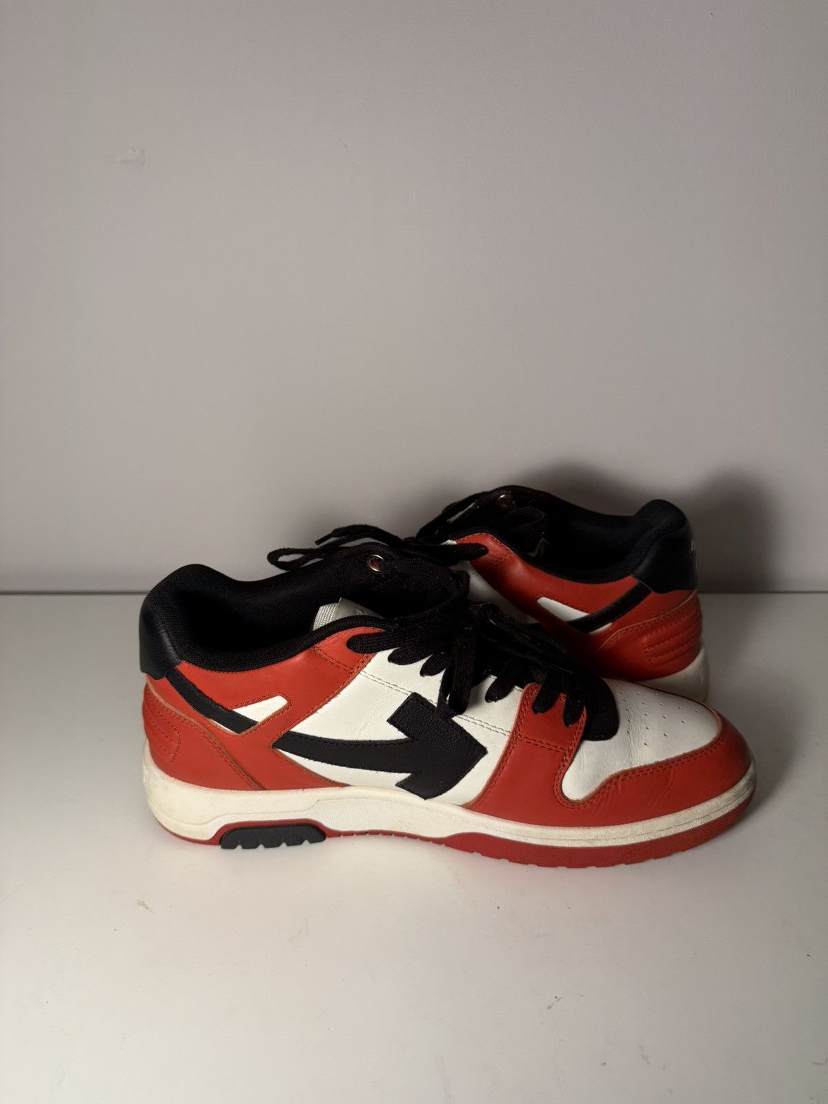 Off-White Off-White Out of Office Dunks - Black/red Size US 12 / EU 45 - 7 Thumbnail