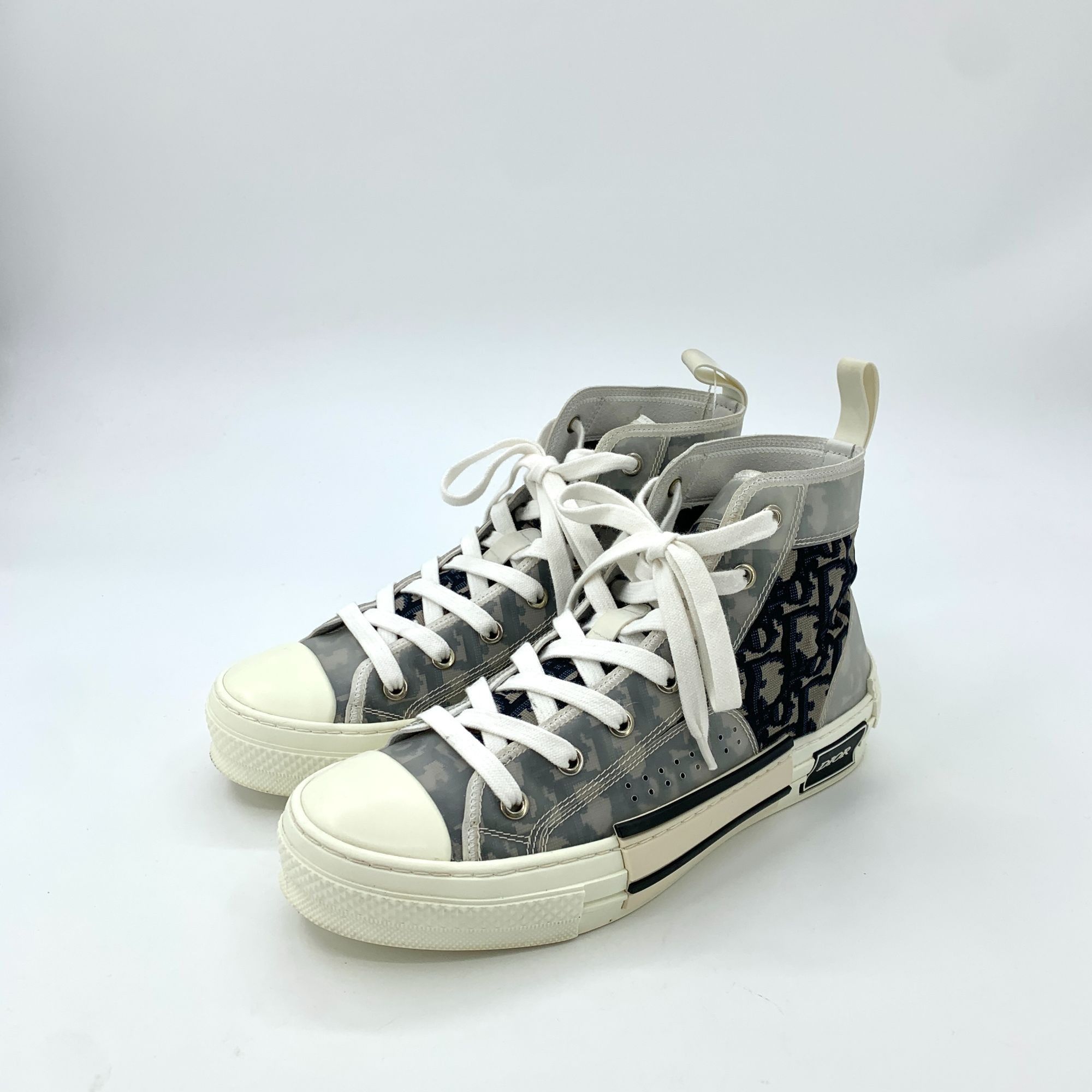 Dior Dior Colorblock Logo Print Lace-Up High-Top Sneakers (Size 3 Size US 8 / IT 38 - 3 Thumbnail