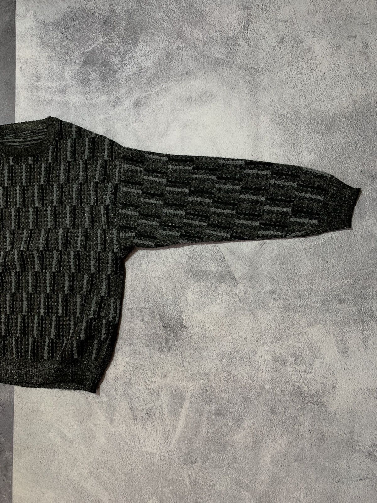 Vintage Vintage 90s Black knitwear sweater streetwear size M Size US M / EU 48-50 / 2 - 3 Thumbnail