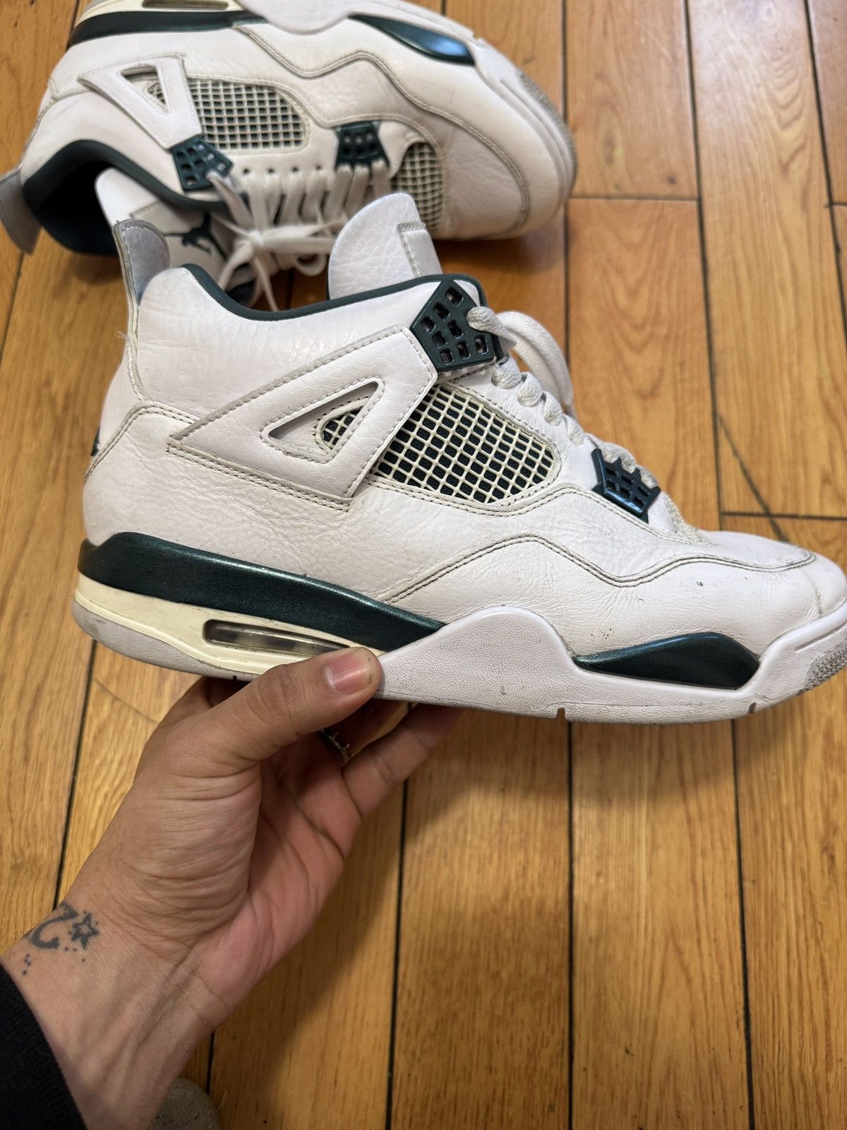 Jordan Brand Air Jordan 4 "Oxidized Green" Size US 10 / EU 43 - 3 Thumbnail