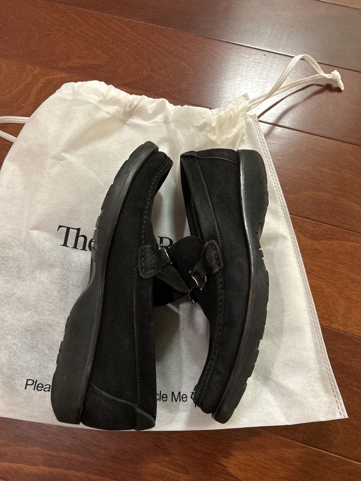 Salvatore Ferragamo Black Suede Salvatore Ferragamo Size US 9 / EU 42 - 6 Thumbnail