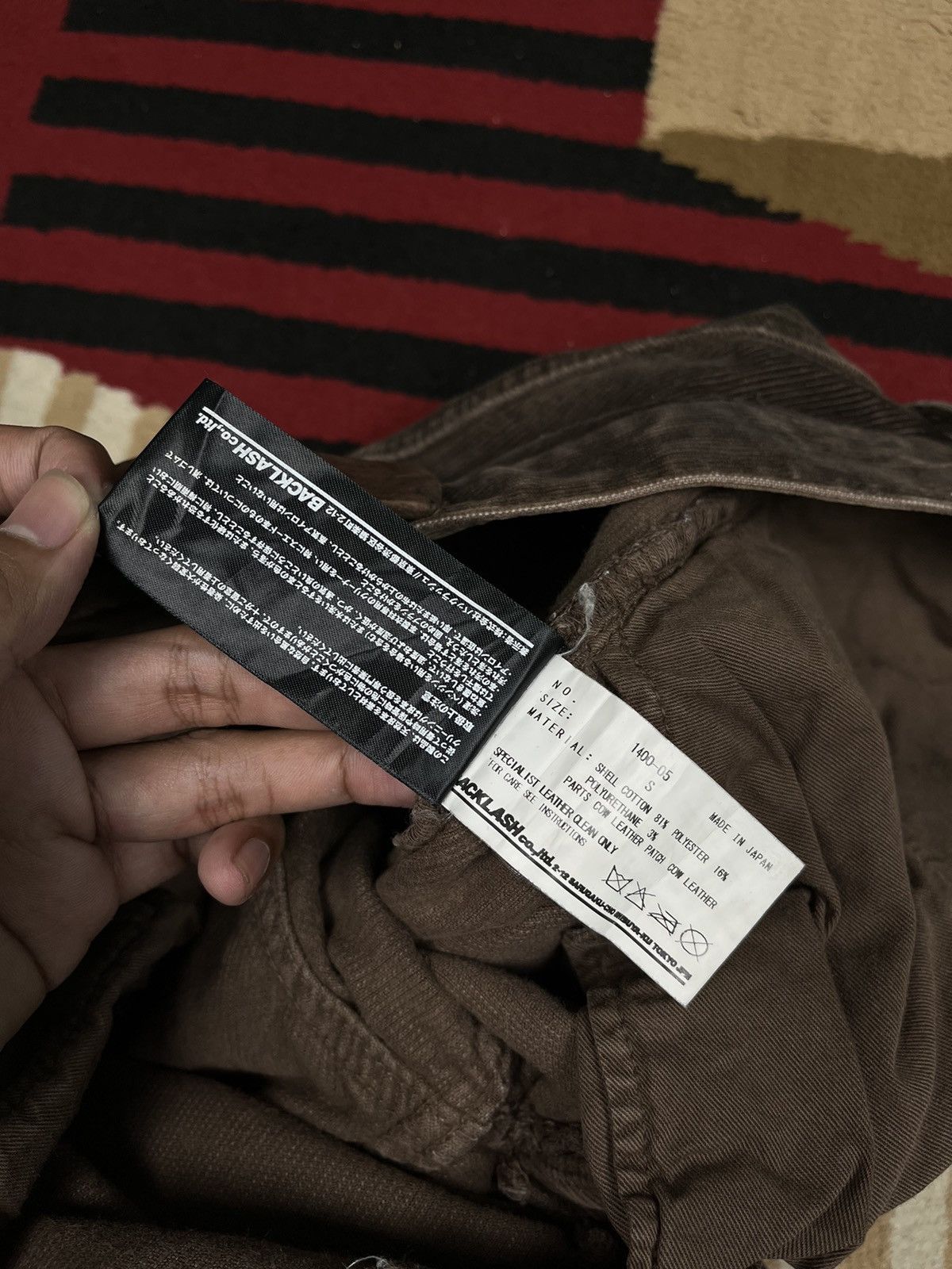 Isamu Katayama Backlash Isamu Katayama Blacklash Rawww Corduroy Pants Size US 27 - 5 Thumbnail