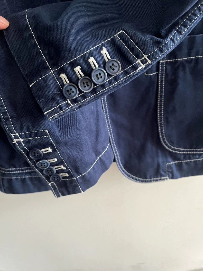 Comme des Garcons Comme Des Garcons Denim indigo long sleeved jacket 2503-Nex Size US S / EU 44-46 / 1 - 2 Thumbnail