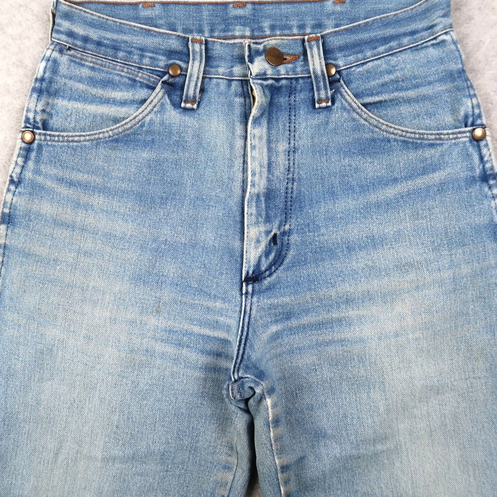 Wrangler VTG Wrangler 13MWZ Cowboy Cut Denim Jeans 27 Medium Wash USA Wrangler Jeans Men 5-Pocket Regular Blue Size US 27 - 3 Thumbnail