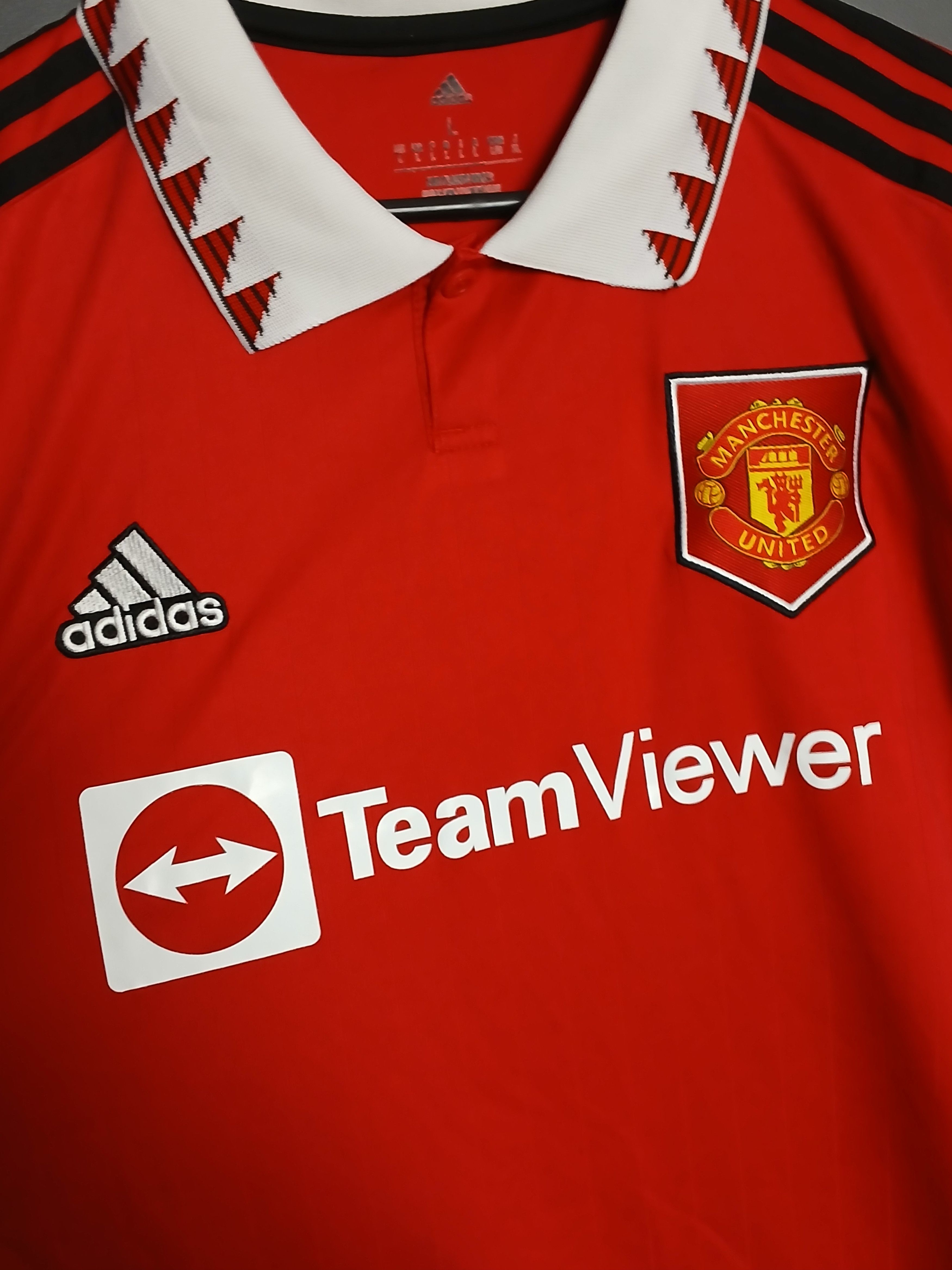 Other Manchester United 22/23 Home Elanga Football Jersey T-Shirt Size US L / EU 52-54 / 3 - 4 Thumbnail