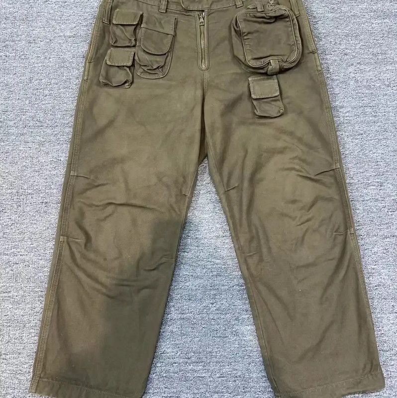 Louis Vuitton Louis Vuitton Khaki Cotton Blend Casual Pants 0089 Size 28" / US 6 / IT 42 - 1 Thumbnail