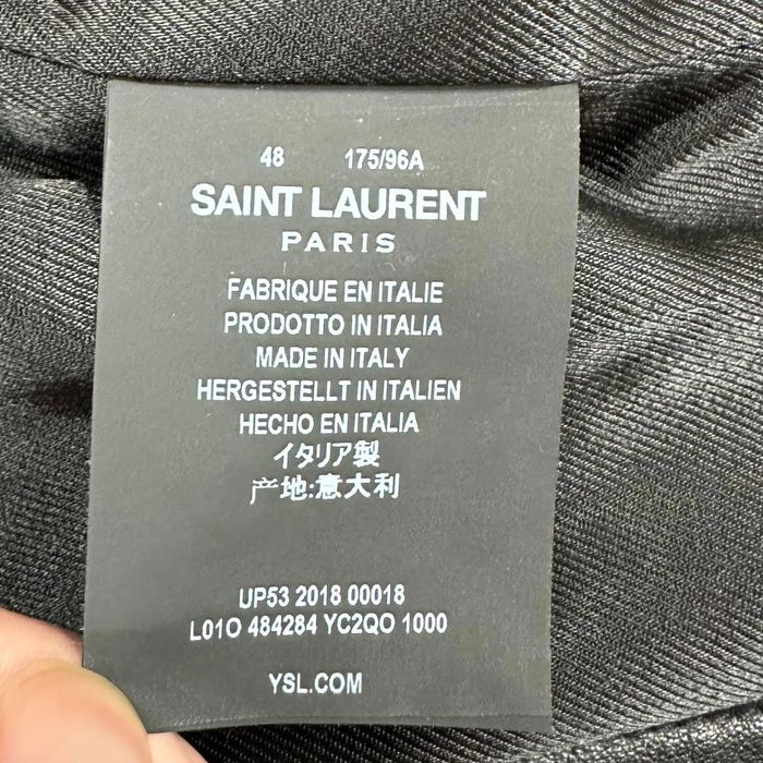Saint Laurent Paris SLP L01 Leather Jacket 48 | Grailed