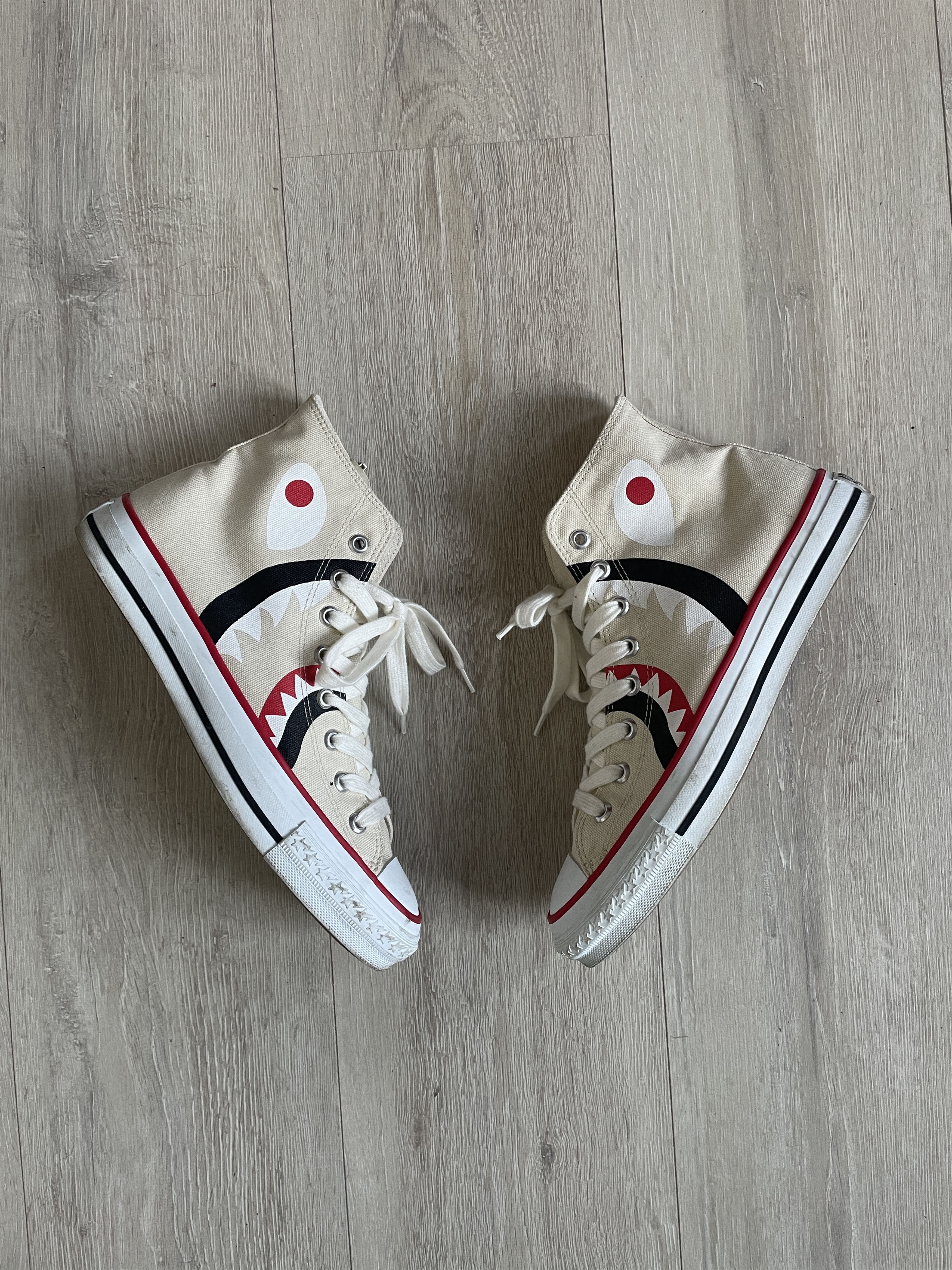 Bape Bape 2008 shark print Ape Sta sneakers Size US 9 / EU 42 - 1 Thumbnail
