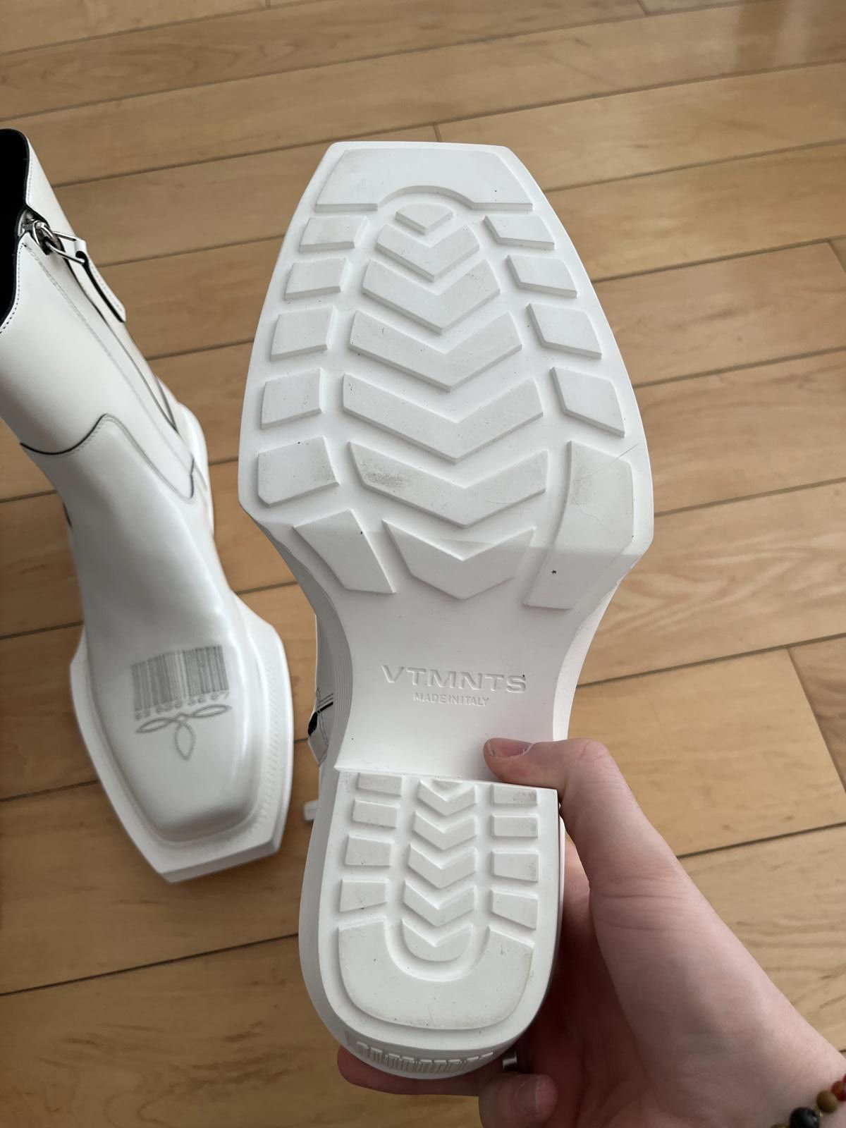 Vetements NWD - Vetements White Cowboy Boots Size US 9 / EU 42 - 5 Thumbnail