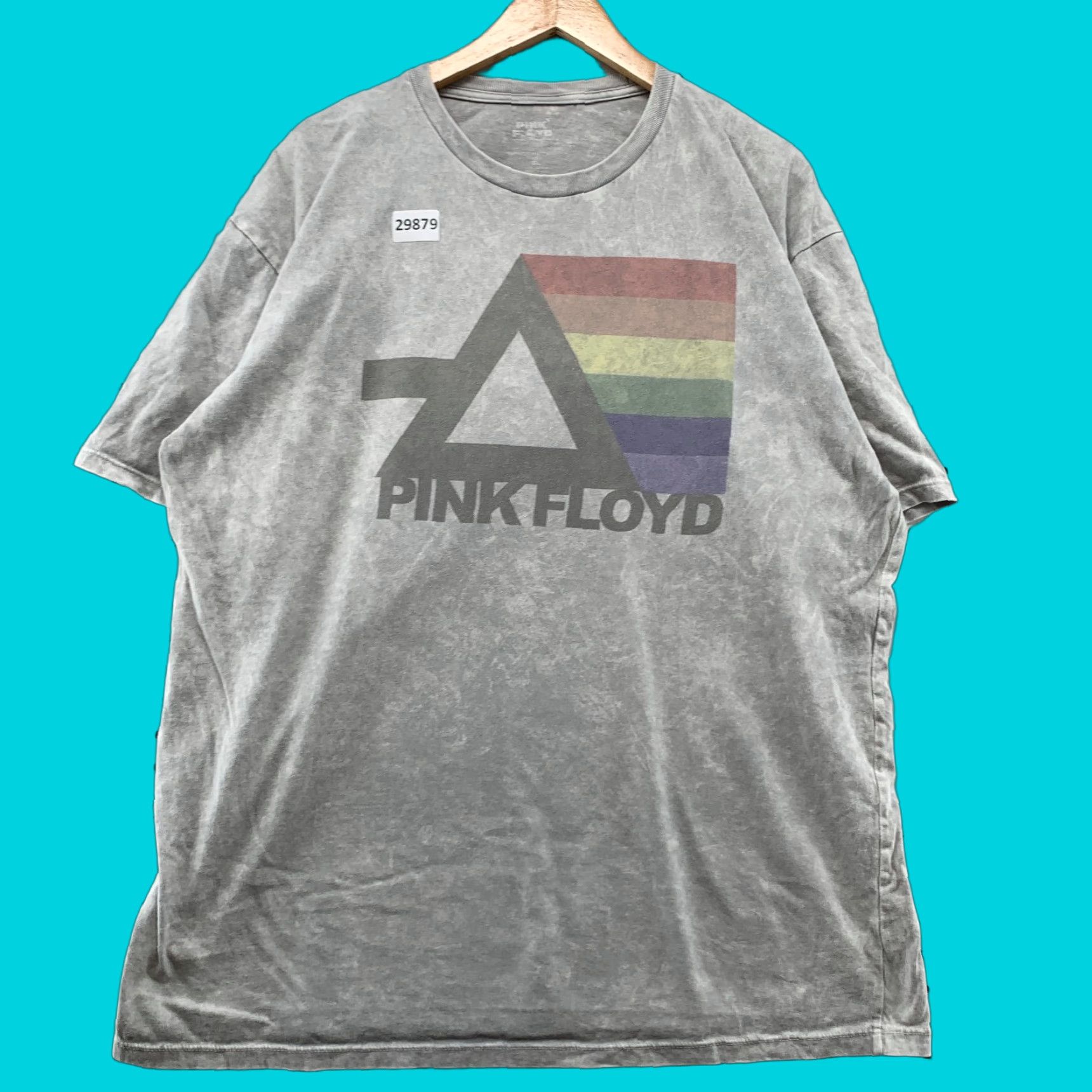 Vintage Pink Floyd Shirt Mens XL Gray Acid Wash Rainbow Graphic Music Band 25x30.5 Size US XL / EU 56 / 4 - 1 Thumbnail