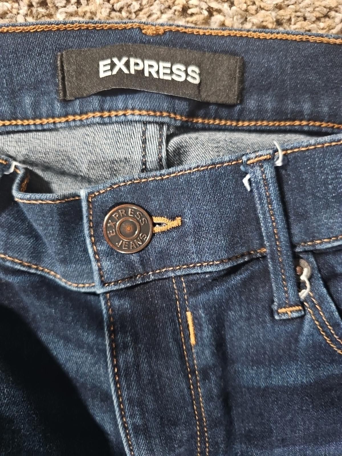 Express Express Stretch Legging Mid Rise 6S 6C Jeans Size 28" / US 6 / IT 42 - 2 Thumbnail
