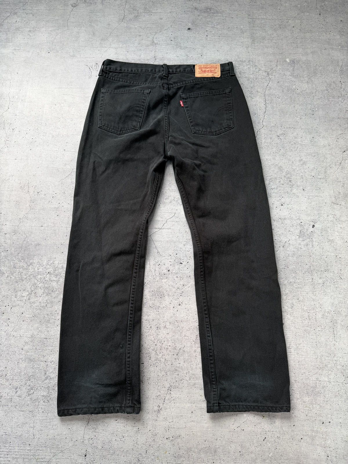 Levi's Vintage Levi's 751 Straight Fit USA Black Denim Opium Jeans Size US 33 - 1 Thumbnail