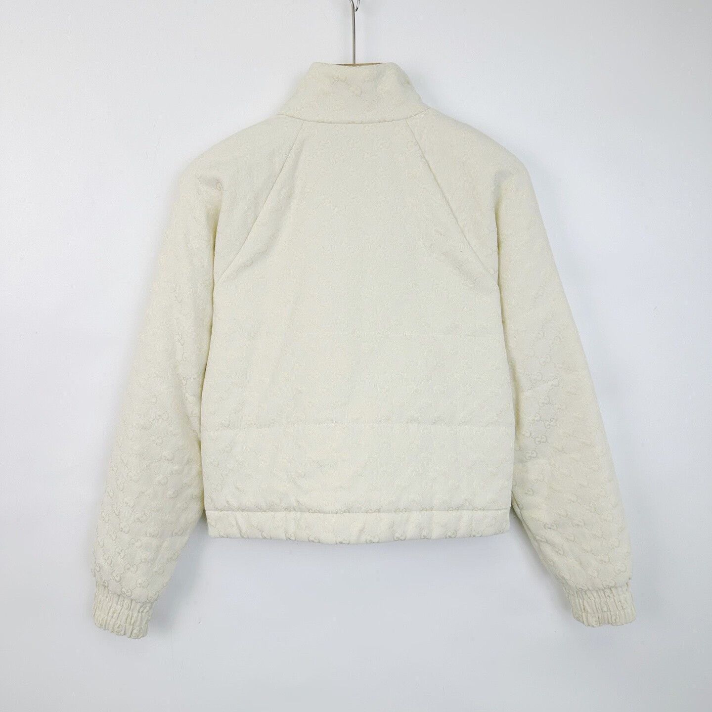 Gucci white gucci double g logo zip jacket Size US M / EU 48-50 / 2 - 2 Thumbnail