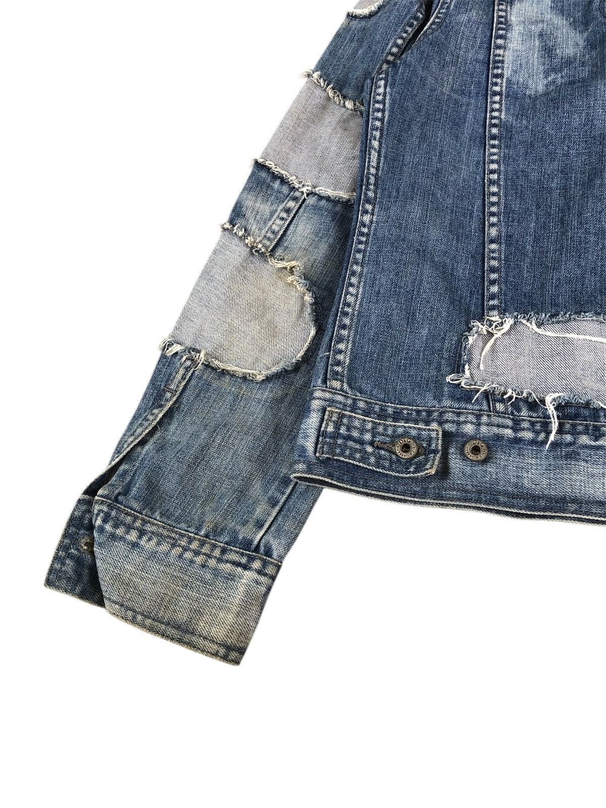 Dolce & Gabbana Dolce & Gabbana Boro Patchwork Distressed Denim Jacket Size US S / EU 44-46 / 1 - 14 Thumbnail