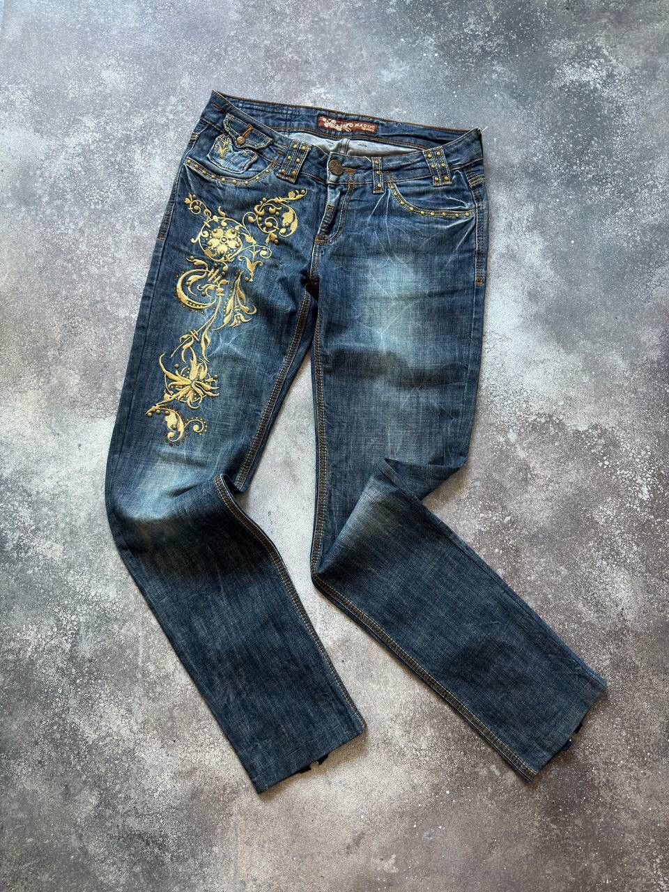20471120 × Hysteric Glamour × Japanese Brand Japanese Vintage Y2K Low Rise Washed Denim Jeans Size 29" - 1 Thumbnail