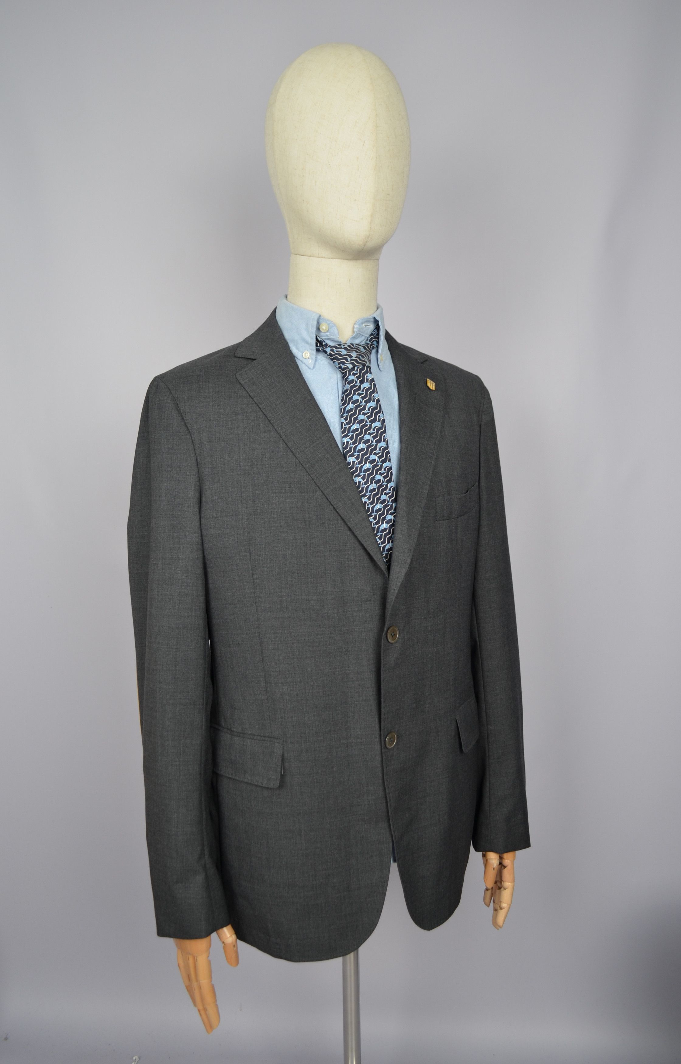 Designer × Gant GANT Wool Classic Blazer Jacket Suede Elbows Size US42 Size 42R - 9 Thumbnail