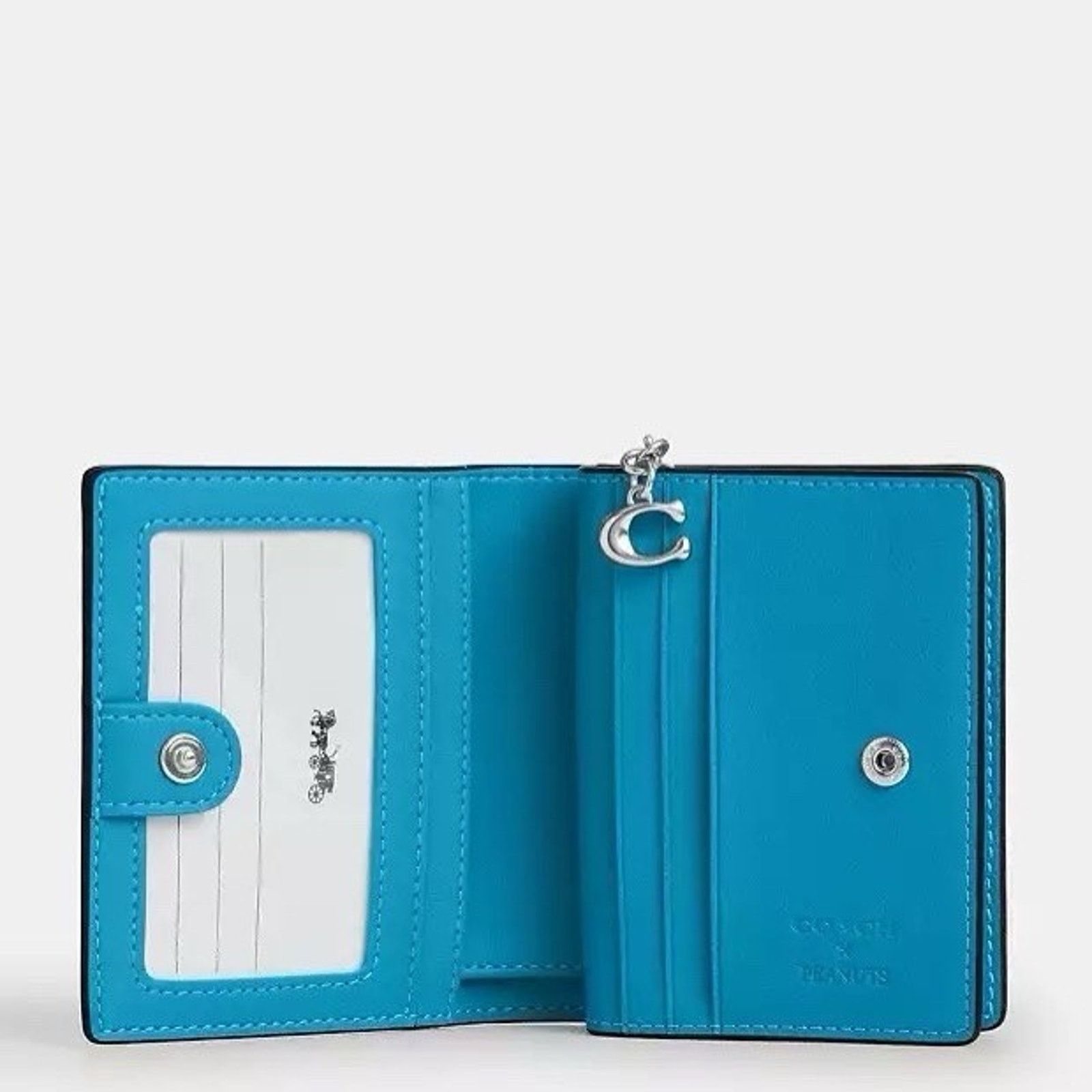 Coach NWT Coach x Peanuts 2025 Snap Wallet CBN91 Linus Blue Size ONE SIZE - 6 Thumbnail