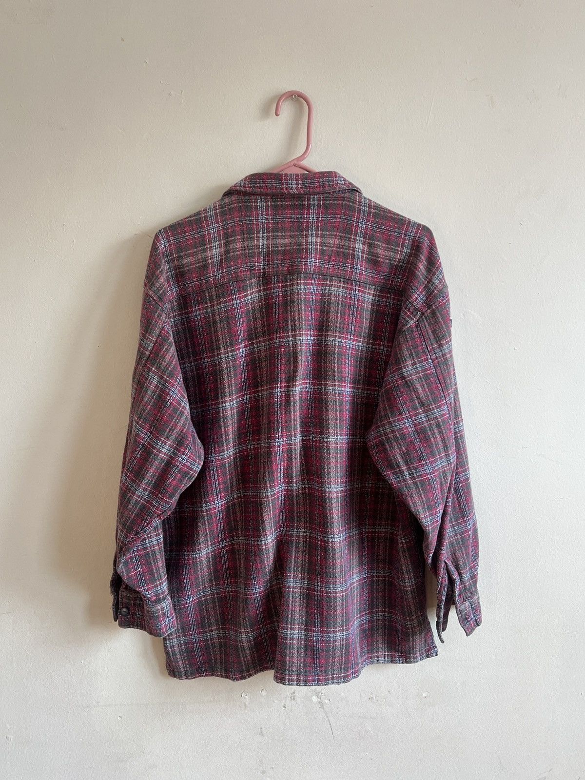 Vintage Vintage Heavy Cotton Button Down Shirt Size US L / EU 52-54 / 3 - 3 Thumbnail