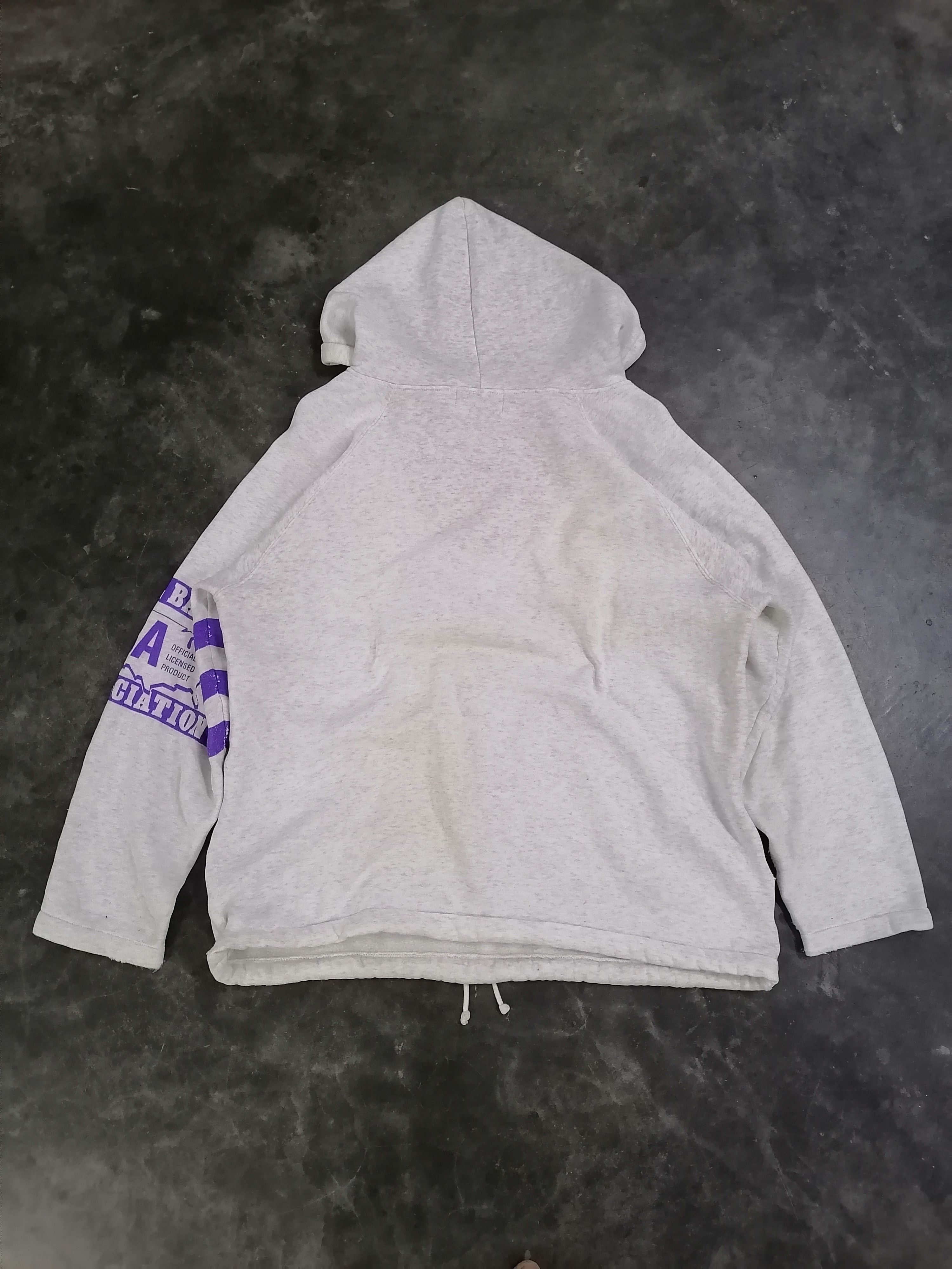 NBA Vintage NBA Lakers Los Angeles Trashed Faded Hoodies Size US L / EU 52-54 / 3 - 10 Thumbnail
