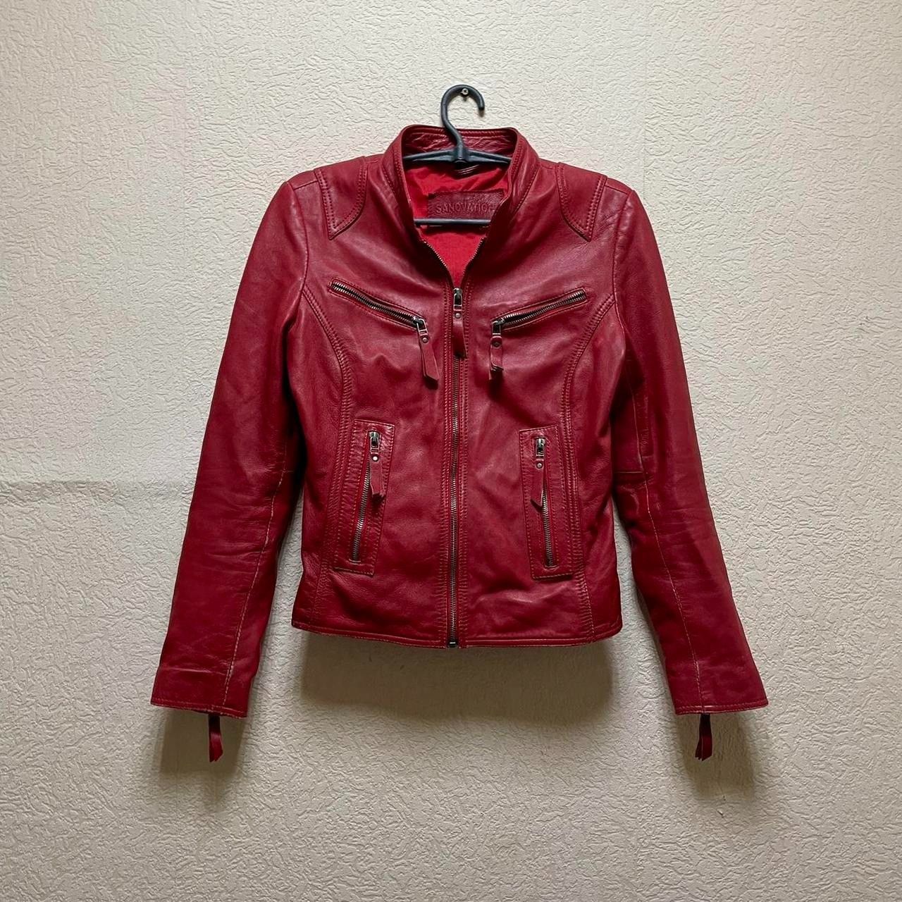 VINTAGE LEATHER ZIP JACKET PUNK OPIUM MULTIPOCKET BIKER