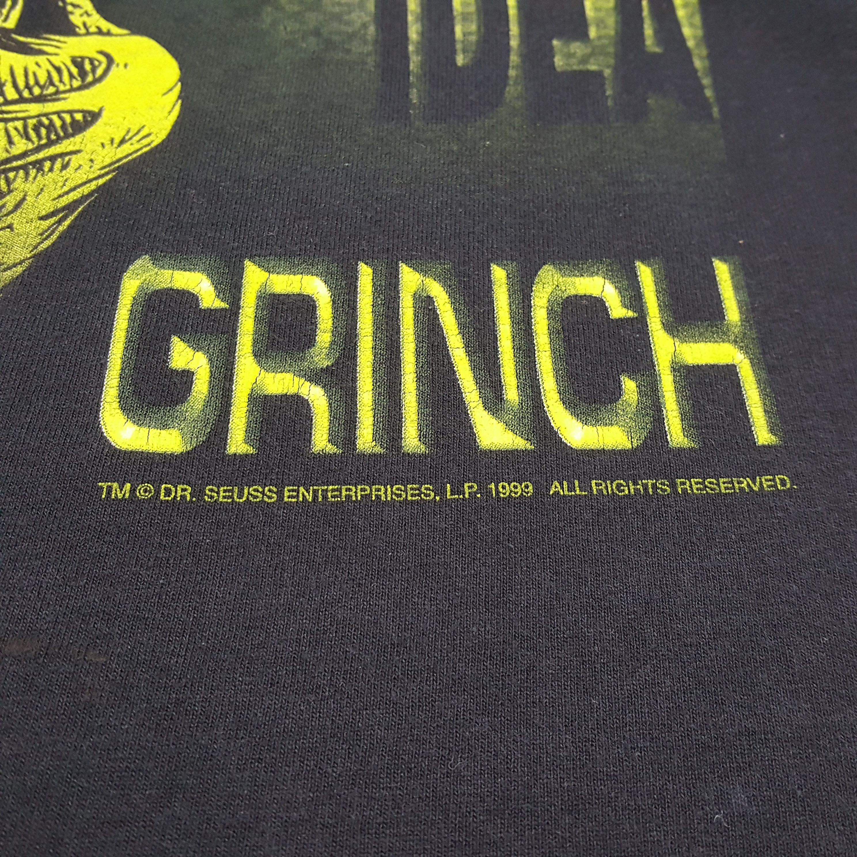 Vintage Grinch Cartoon Tshirt RR15 Size US XL / EU 56 / 4 - 5 Thumbnail
