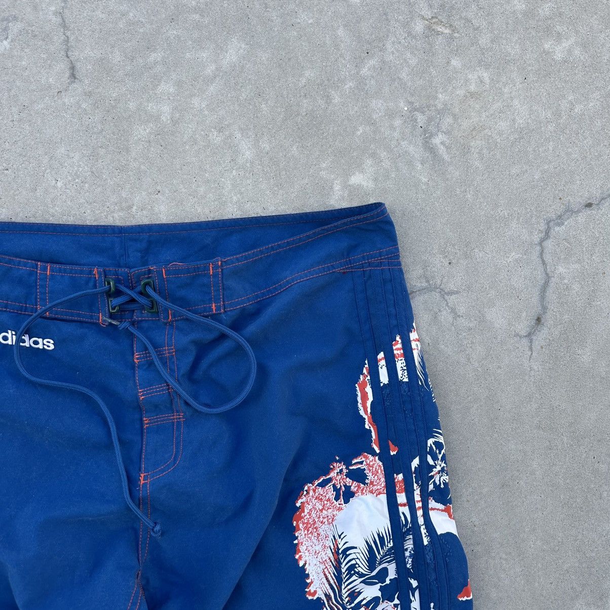 Adidas × Japanese Brand Vintage Adidas Shorts Rap Swimwear Surf Style Y2K 00s USA Size US 34 / EU 50 - 6 Thumbnail