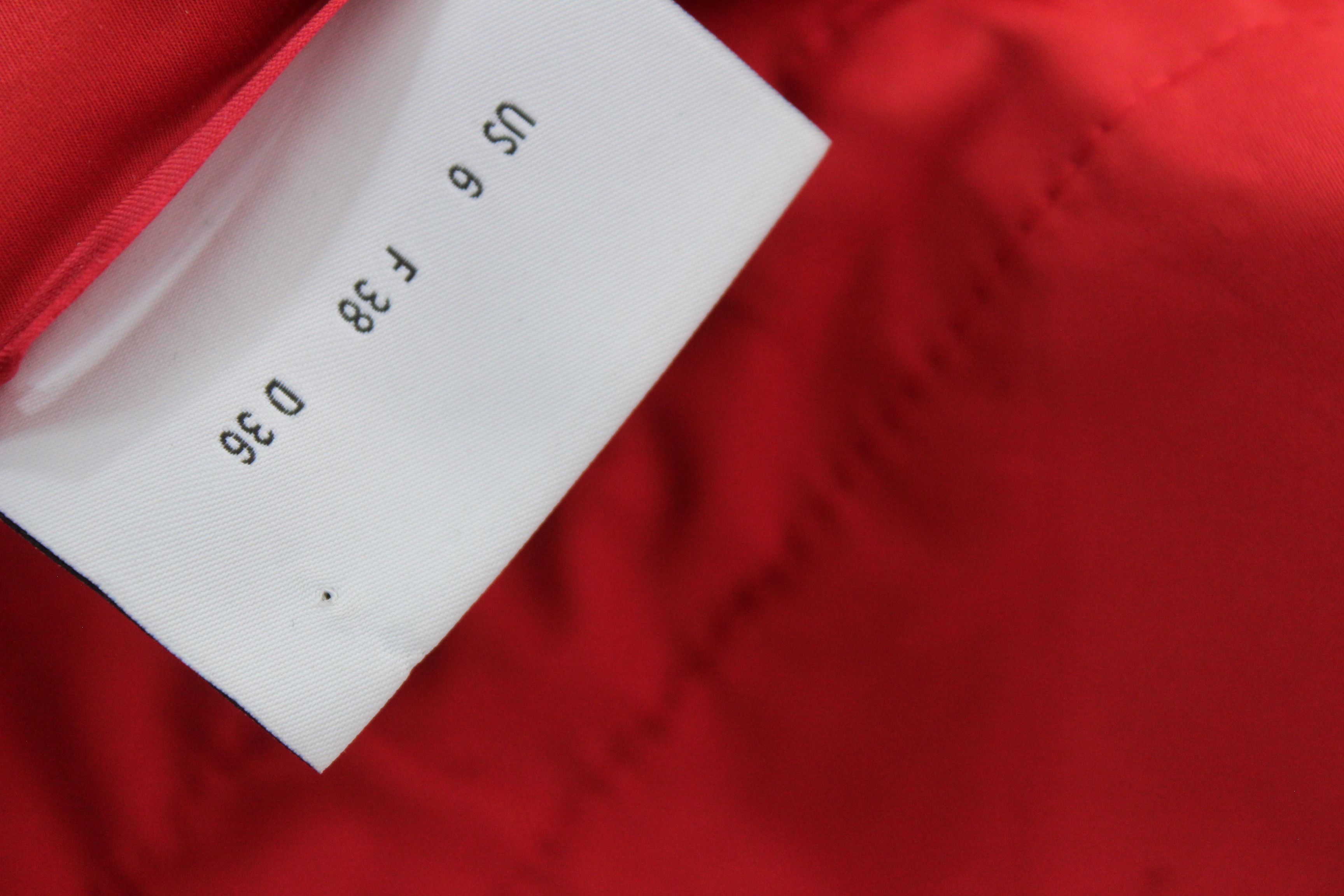 Akris Akris Punto Red Hooded Drawstring Waist Jacket Size US 6 Size M / US 6-8 / IT 42-44 - 11 Thumbnail