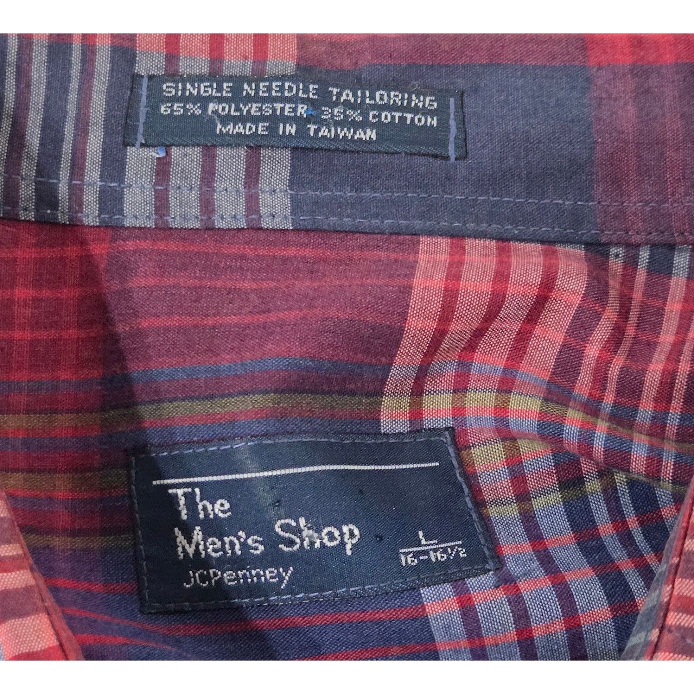 Other The Men's Shop JCPenney Red Multicolor Button Up Shirt Large Size US L / EU 52-54 / 3 - 3 Thumbnail