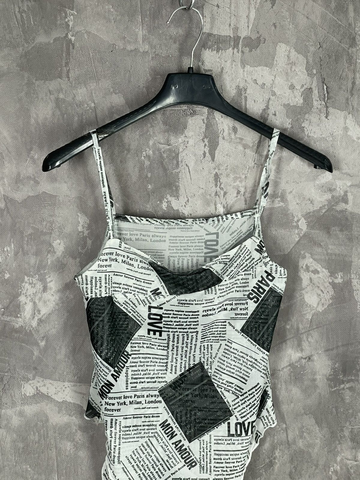 Hysteric Glamour × Japanese Brand × Vintage Avant Garde Hysteric Glamour Style Crazy Y2K Tank Top Size S / US 4 / IT 40 - 2 Thumbnail