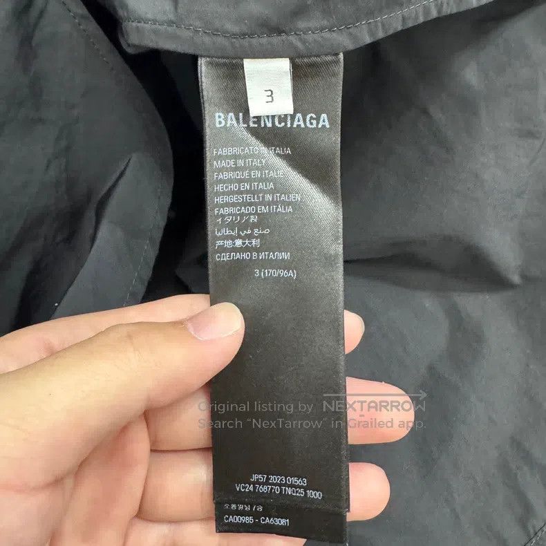 Balenciaga Balenciaga 3B embroidered nylon shirt Size US L / EU 52-54 / 3 - 3 Thumbnail