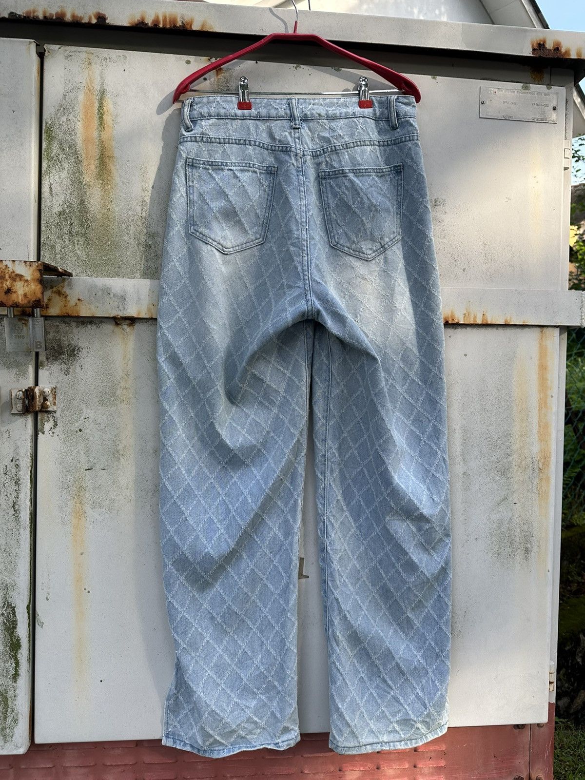 Japanese Brand 👹Dazy Stained Design Baggy Jeans Size US 30 / EU 46 - 7 Thumbnail
