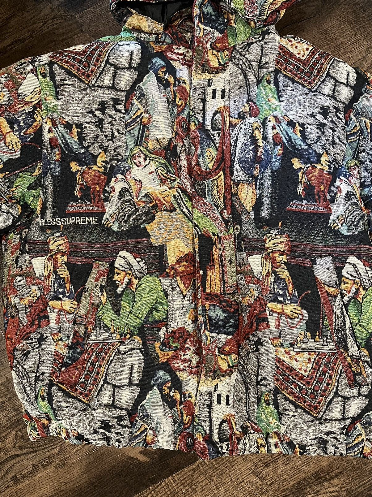 Supreme Supreme Bless Tapestry Jacket Grailed