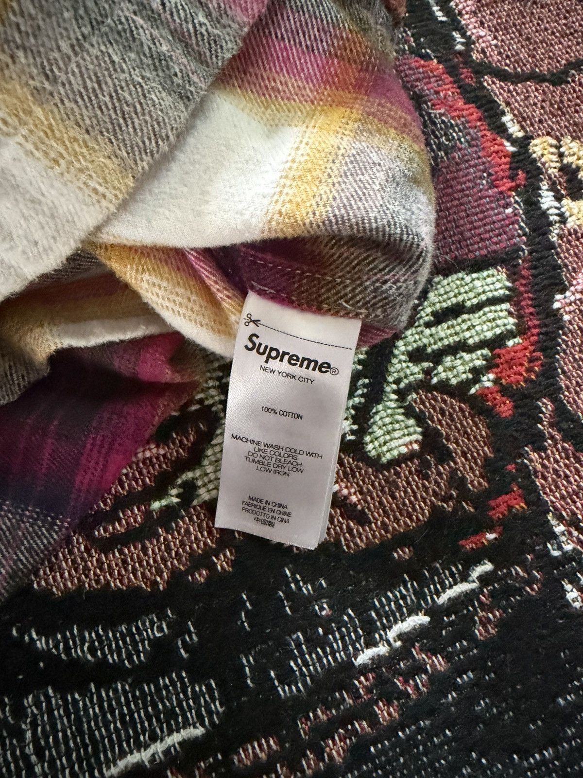 Supreme Supreme - zip up flannel Size US L / EU 52-54 / 3 - 4 Thumbnail