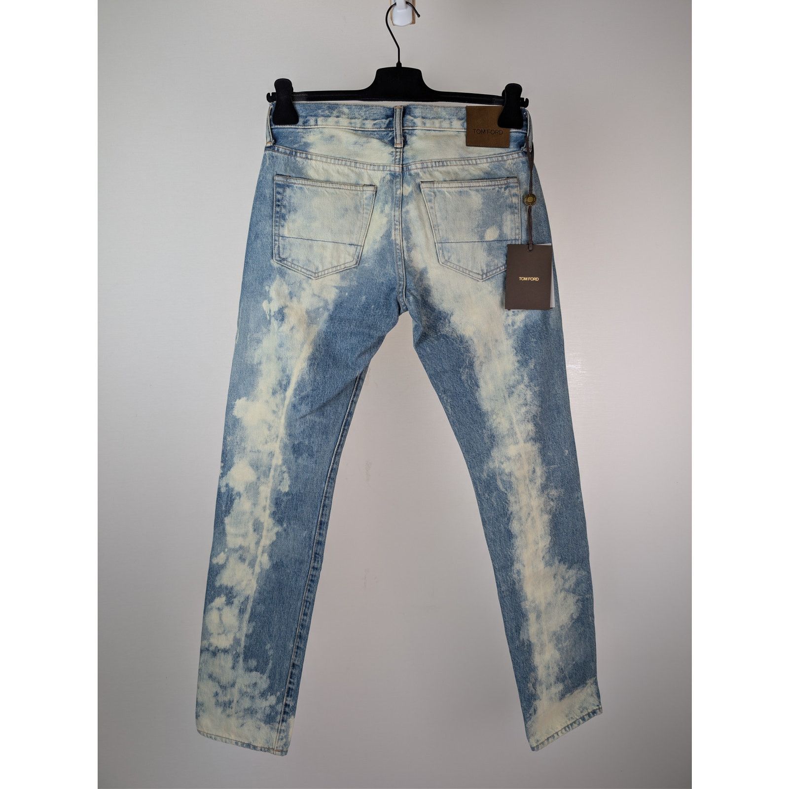 Tom Ford o1rshd1 Slim-Fit Denim Jeans in Pale Bleached Size US 30 / EU 46 - 11 Thumbnail